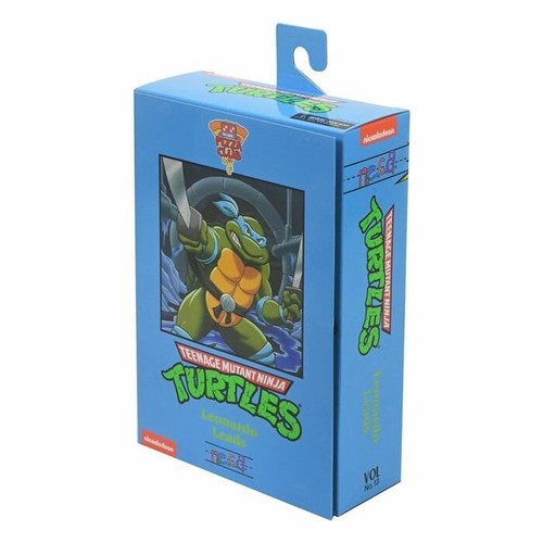 TMNT - Ninja Turtles Cartoon VHS - Leonardo Ultimate Action Figure Neca - Imagen 7 de 9