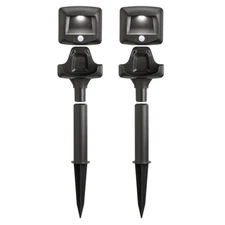 Beams MB572 35 Lumen Wireless Motion Sensing LED Path Lights, 2-Pack, Brown