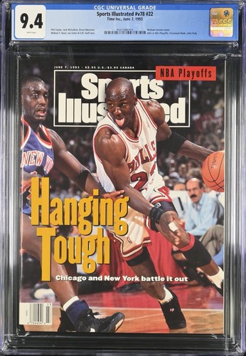 CGC 9.4 Sports Illustrated June 7, 1993 Newsstand Edition Michael Jordan