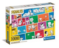 Clementoni 39803 Peanuts 1000 Pieces, Jigsaw Adults, Comic Puzzle-Made In Italy