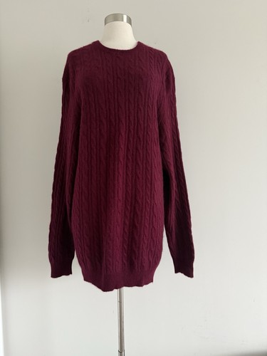 CLUB ROOM 100% CASHMERE CREW NECK LONG SLEEVE PULLOVER SWEATER SIZE XXL - Picture 6 of 10