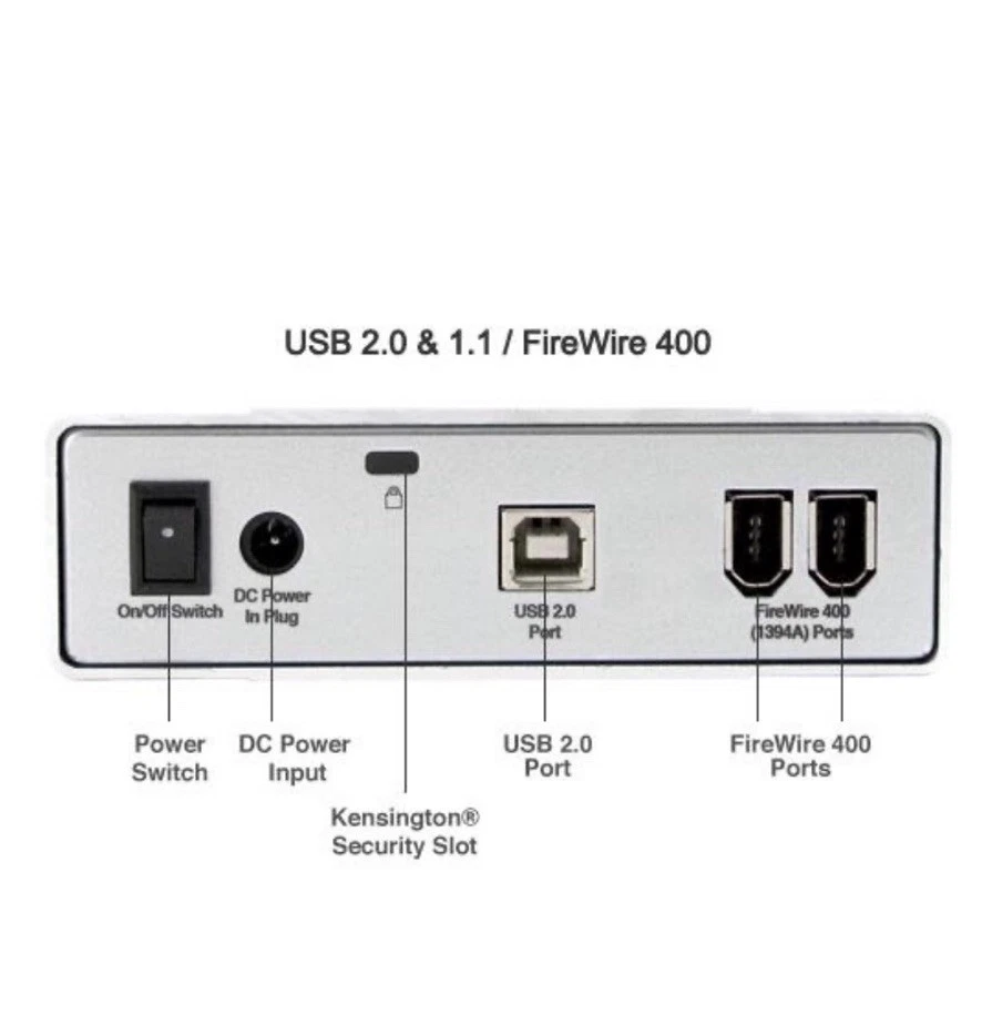 OWC Mercury Elite AL Pro - FireWire & USB 2TB 7200 RPM MAC/PC - No Cables - Image 2 of 4