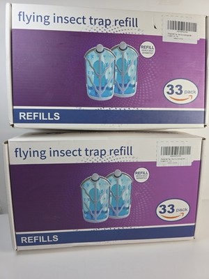 66 Pack Refill Cartridges For Zevo M364 M364A & Max Flying Insect Trap Refills