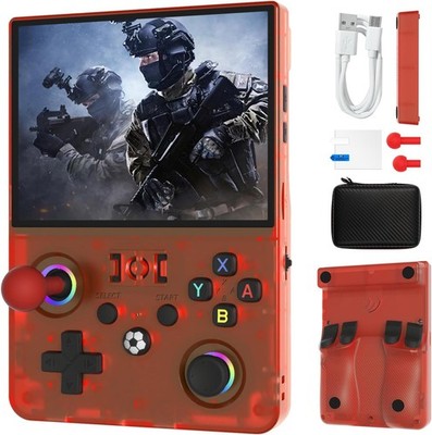 R36MAX II 4.5in Handheld Game Console 128GB Red