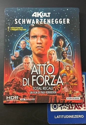ATTO DI FORZA con Arnold Schwarzenegger - 4K  UHD BLURAY ITA in italiano 4kult
