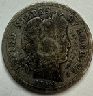 1914 Barber Silver Dime Exact Coin Imaged #BAR214