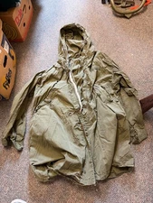 ORIGINAL KOREAN VIETNAM WAR US ARMY INFANTRY M-51 WINTER PARKA-LARGE