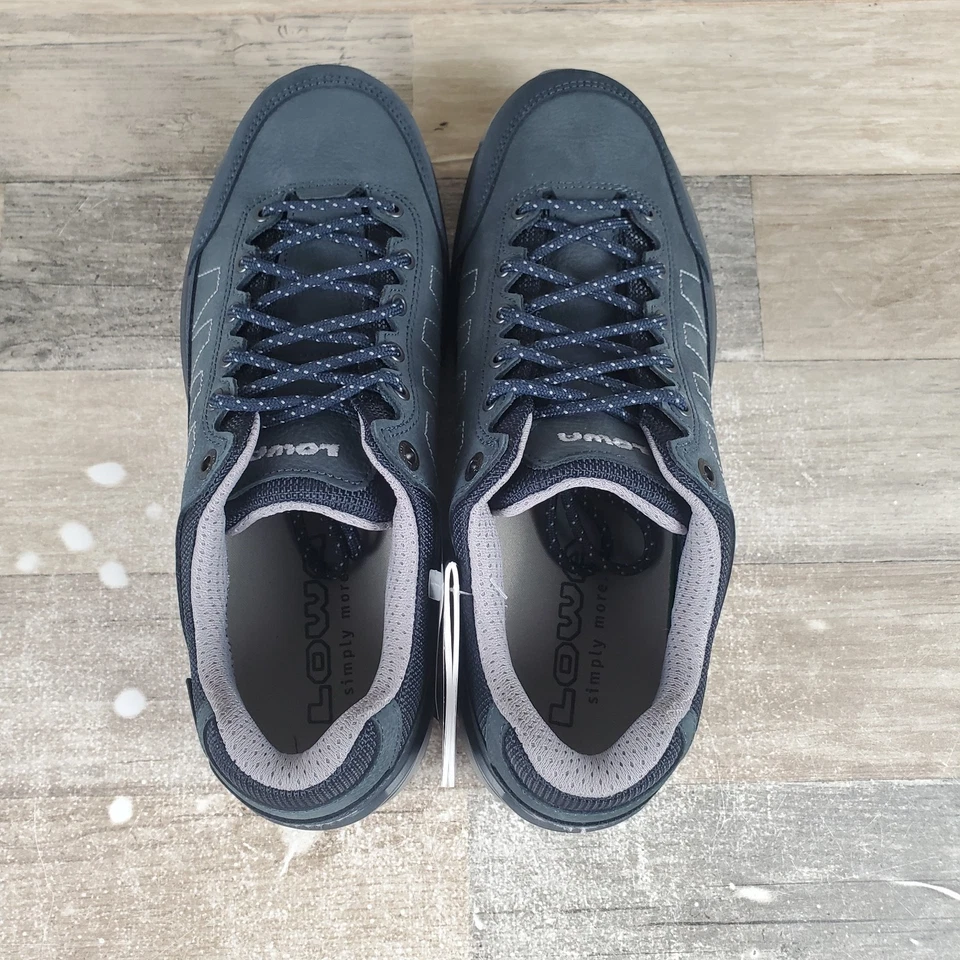 Zapatillas deportivas bajas Lowa Toro Pro GTX Lo para hombre talla 9,5 gris acero con cordones Foto 4 de 4