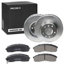 RIDEX Bremsenset Vorne Bremsscheiben Beläge für KIA CARNIVAL II (GQ) CARNIVAL I