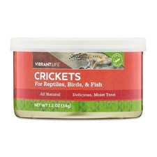 Canned Crickets for Reptiles, Birds  Fish, 1.2 oz