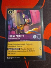 Lorcana Jiminy Cricket - Level-Headed and Wise Reign of Jafar 62/204 Normal NM