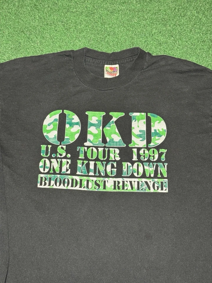 Camiseta de manga larga One King Down Equal Vision Records Albany Hardcore Lrg años 90 Foto 2 de 4