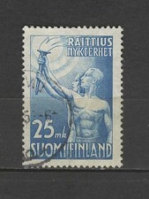 Finlande n° YT 399 oblitéré  année 1953