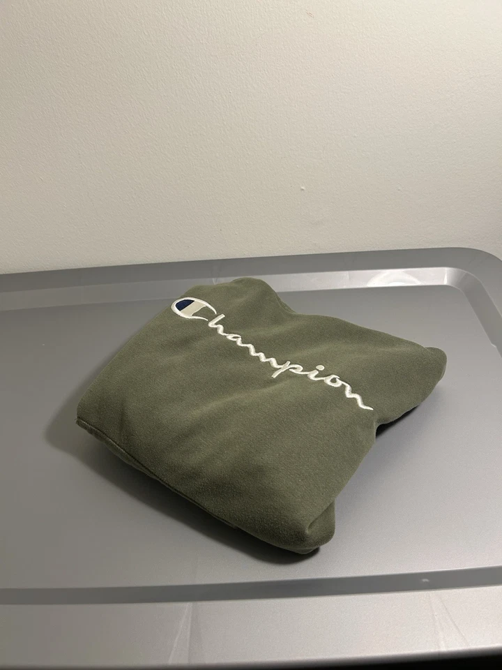 Champion Sudadera con Capucha Verde Oliva - Acogedora Clásica Diaria (Jóvenes) Foto 4 de 4