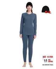 Women's 100 Merino Wool Base Layer Sets - Light and X-Small 190-pewter