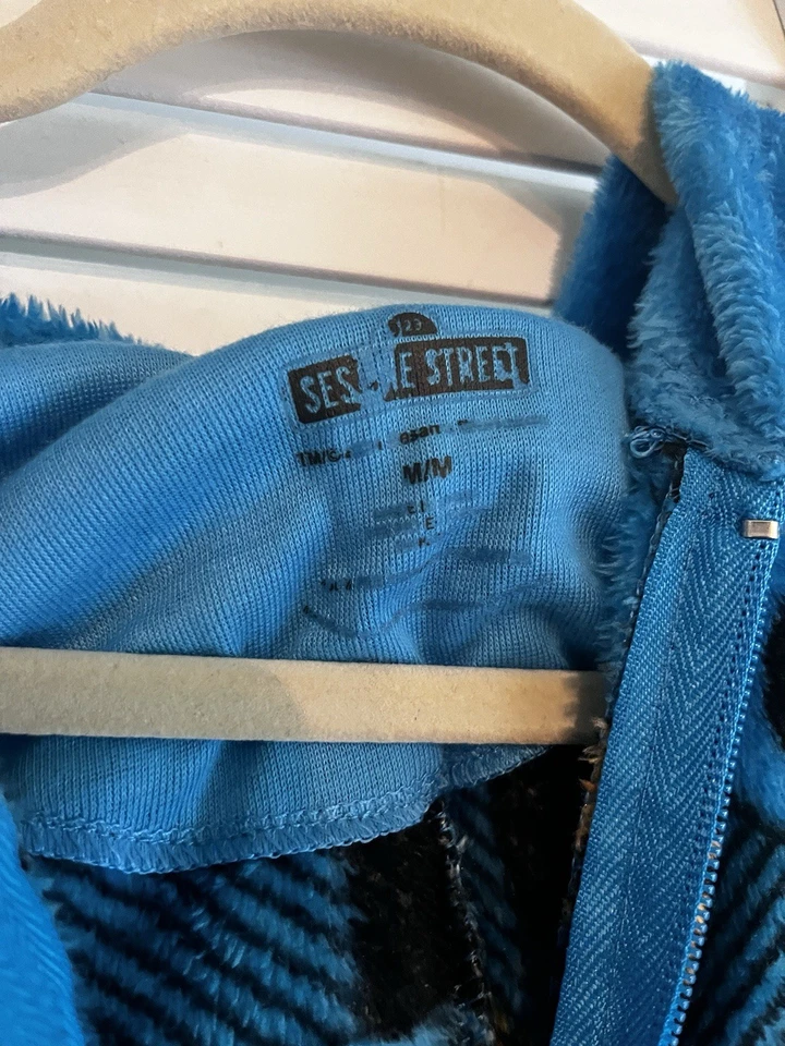 Sesame Street Blue and Black Cookie Monster Pajamas - Image 4 of 4