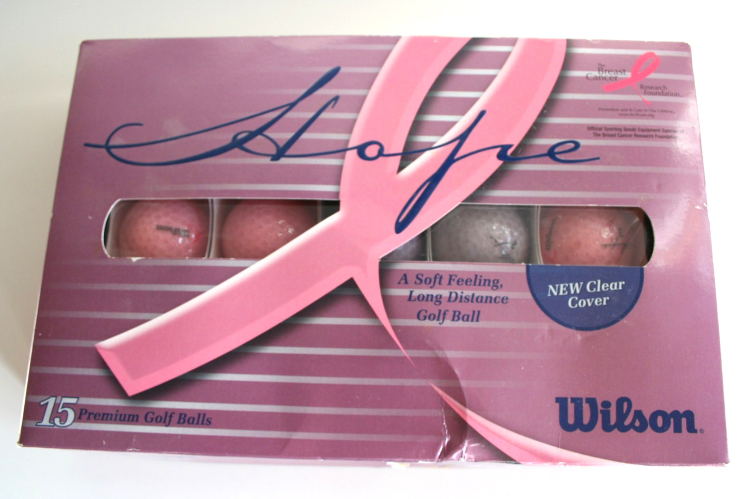 S Box Of 15 - Hope Breast Cancer - Pink Purple