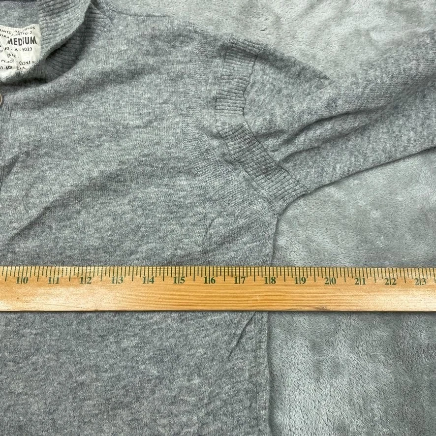 Suéter cárdigan con botones gris medio Allsaints Spitalfields para hombre 6679 Foto 4 de 4