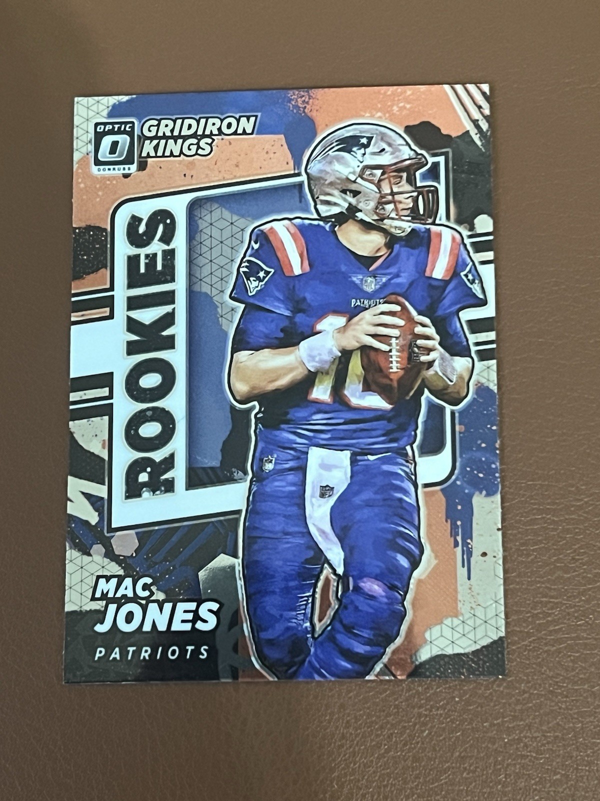 2021 Mac Jones Donruss Optic Rookies Gridiron Kings RC #RGK-6 - NE Patriots