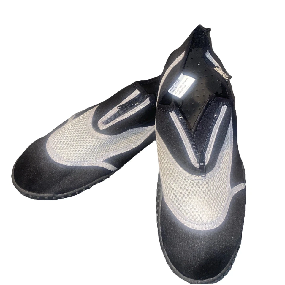 Zapatos acuáticos para hombre Zapatos para agua Cremallera Talla 13 Ejercicio Playa Piscina Nuevos sin caja Foto 2 de 4