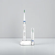 Bluestone Sonic Rechargeable Toothbrush, 10 Brush Heads, 3 Cleaning Modes