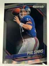 2025 PRIZM BLACK PHIL SIMMS FOOTBALL CARD GIANTS NFL 103 panini