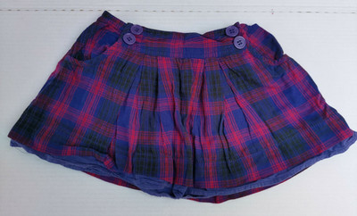 Kürbis Patch Schottenkaro Rock 100 % Baumwolle Kleinkind Mädchen Schottland Highland 5 Jahre