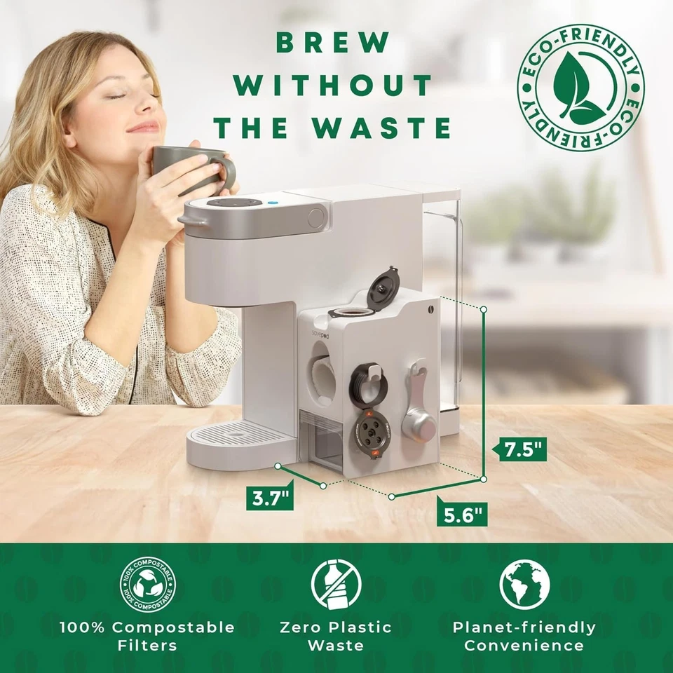 Cápsulas de café reutilizables de bajo costo con filtros - Compatible con máquinas Keurig Foto 4 de 4