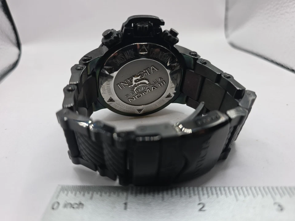 Reloj cronógrafo Invicta 10196 Subaqua Noma III esfera púrpura para hombre Foto 4 de 4