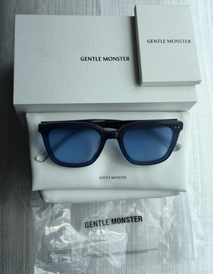 new Gentle Monster Heizer NC2 Blue Frame + Blue Zeiss Lens Sunglasses