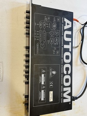 Behringer Autocom MDX 1200 Dual Compressor/Gate 2-Channel Rack Analog