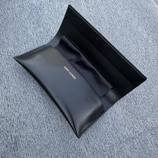 Saint Laurent Vegan Leather Eyewear Case Clutch Sunglasses Dust Cloth YSL New