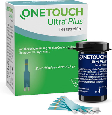 Onetouch Ultra  plus Blutzuckerteststreifen I 50 Stück I 1 Packung I Zur Blutzuc