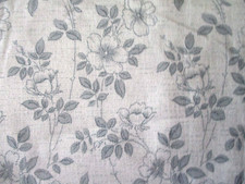 3-3/4 YDS BLUE ON BLUE FLORAL "GARDEN COORDINATE" 100 COTTON OOP