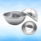  3 stücke Aluminiumlegierung Flache Hemispheric Egg Tart Muffin Backen Tasse