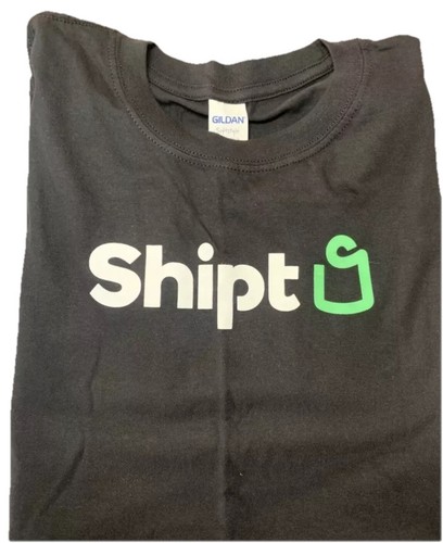 NEW Shipt Shopper T Shirt Unisex Logo Black Gildan 100% Cotton Delivery MEDIUM - Picture 1 of 9