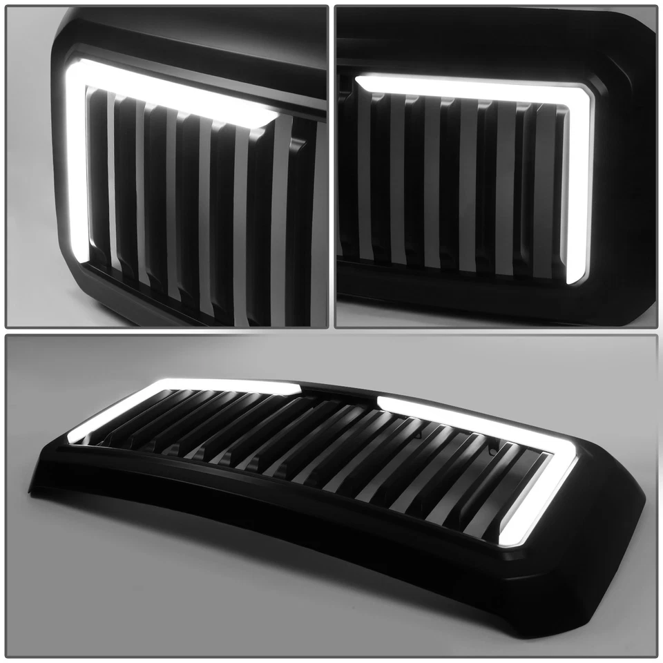 Fit 11-16 Ford F-250/350/450/550 Super Duty Matte Black Front Bumper Grille — 第 4/4 张图片
