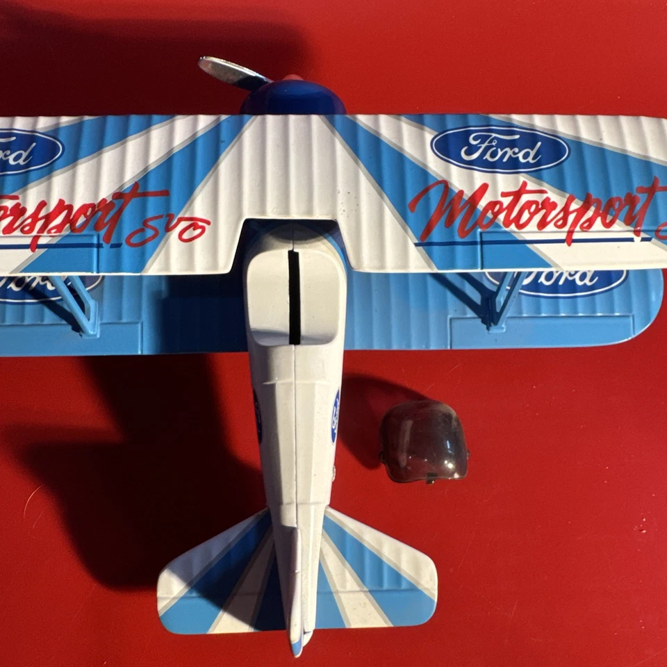 Liberty Classics Diecast Ford Motorsports SVO 1934 Stearman Coin Bank 1994 LE Foto 4 de 4