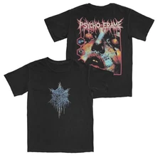 PSYCHO-FRAME Reprinted Short Sleeve Men S-5XL 23D1282.1