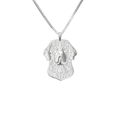 925 Sterling Silver Clumber Spaniel Necklace Gift For Dog Lovers Pet Handmade