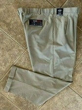 Roundtree Yorke TravelSmart Ultimate Comfort Pants 36 36 Pleat Front Chino NWT