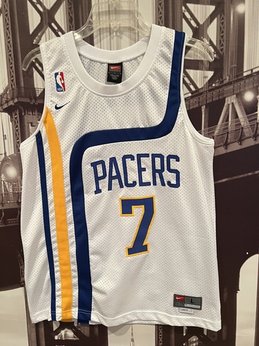 Vintage Nike Indiana Pacers Swingman Jersey Youth Size Large #7 Jermaine O’Neal
