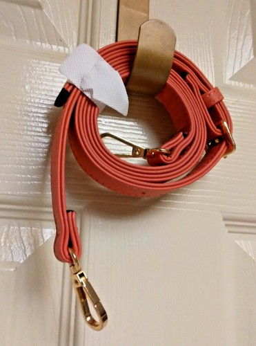 NWT ALEX MAX HAND OR SHOULDER DRAWSTRING CINCHED BAG PINK WITH GOLD CHARM - Picture 12 of 12