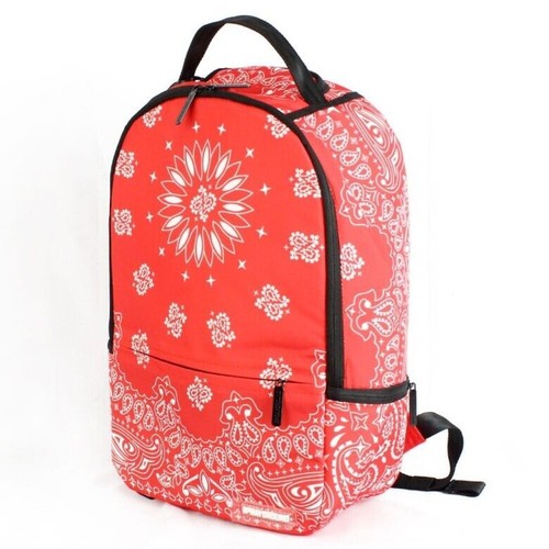 SPRAYGROUND Rucksack Rot Bandana Laptop Tablet Tasche NEU - Bild 10 von 24