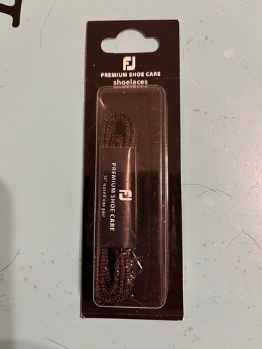 FootJoy 34” inch BLACK Waxed Round Golf Shoe LACE for 4 5 Eyelets FOOT JOY