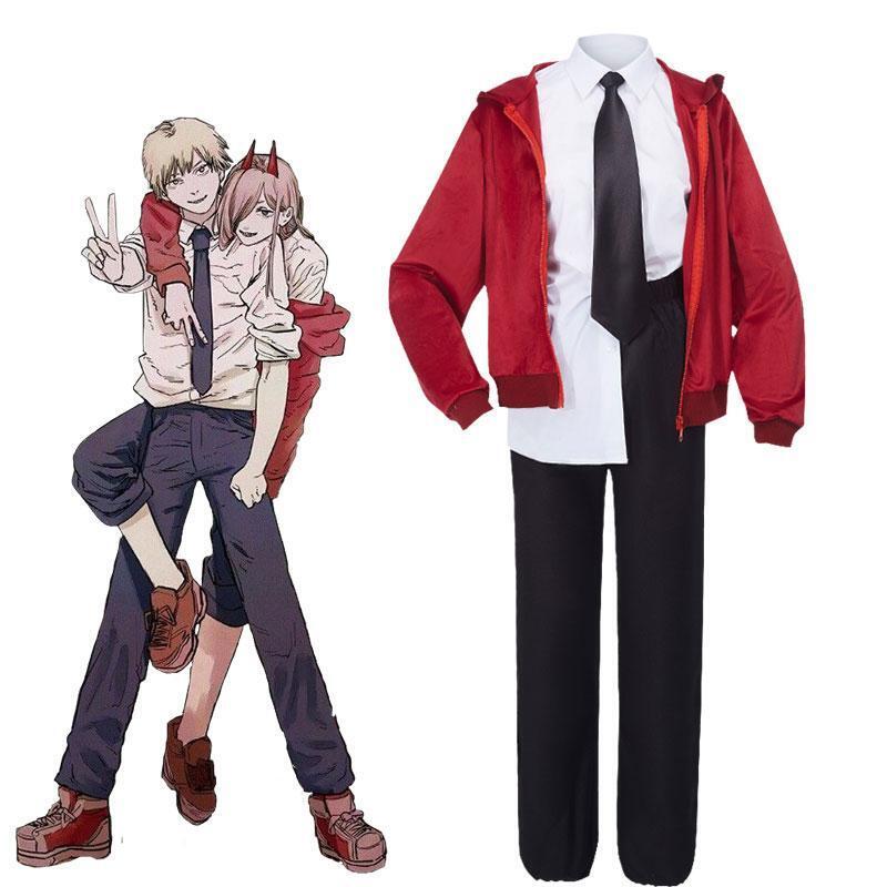 Chainsaw Man Cosplay Costume, Chainsaw Man Uniform