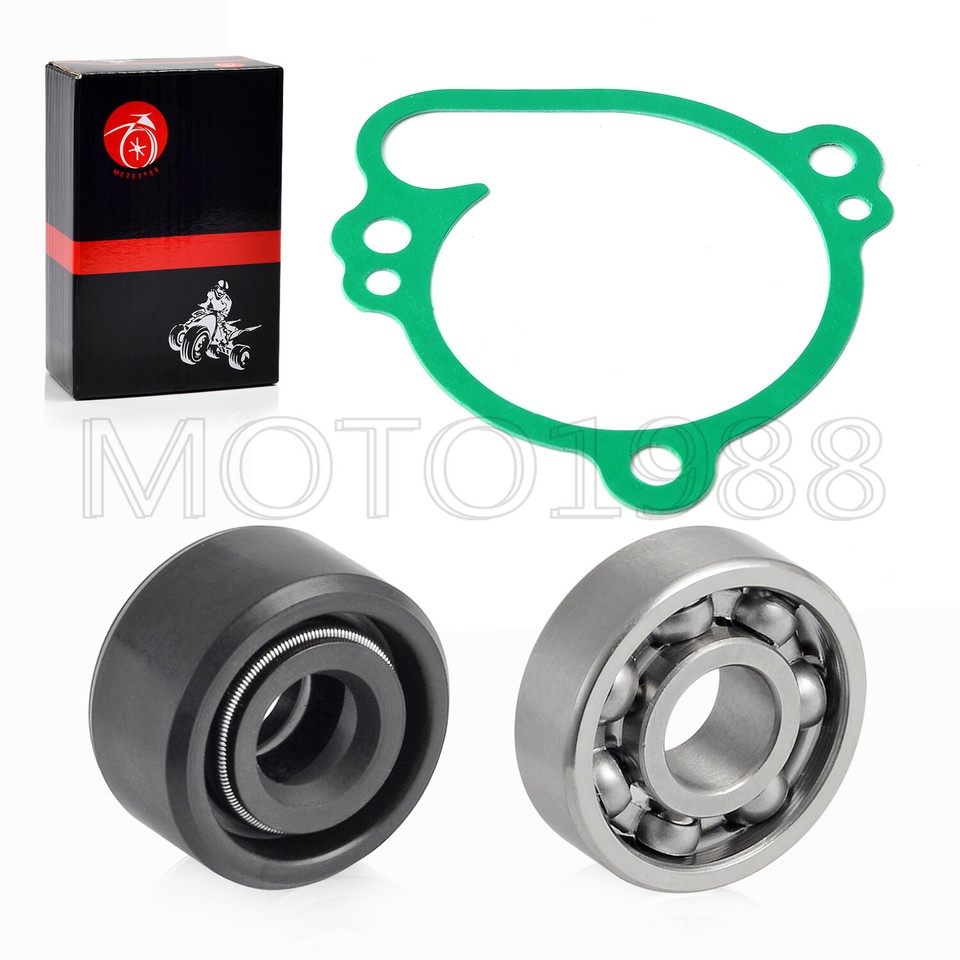Water Pump Seal Gasket Gear drive SHAFT Rebuild Kit For KAWASAKI KX80