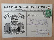 Beleg Schönebeck an der Elbe Firma Kühn nach Gardelegen