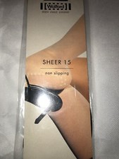 Wolford Sheer 15 Knee-Highs Color: Black Size: Small 31239 - 05
