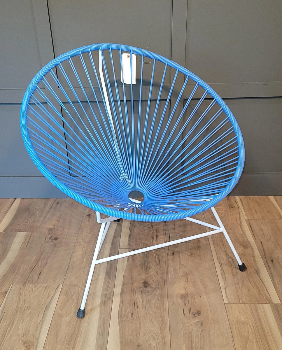 Blue Flower Acapulco Chair